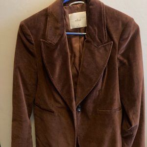 Wilfred Brown Suede Blazer
